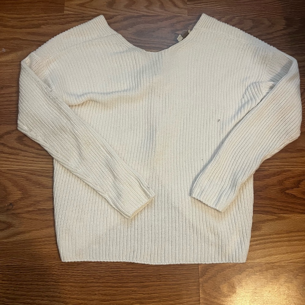 Women's White Sweater